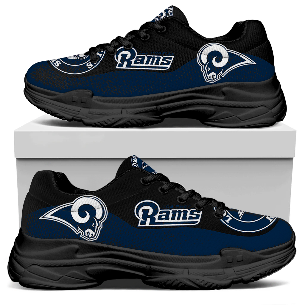 Men's Los Angeles Rams Edition Chunky Sneakers With Line 001